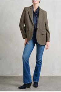 sevres jacket in marron beige