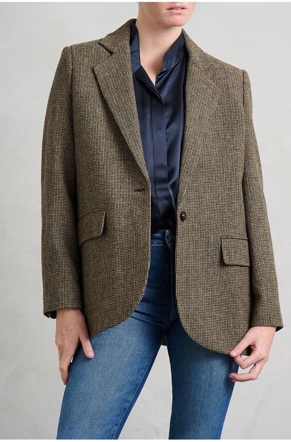 sevres jacket in marron beige