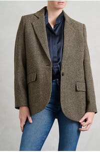 sevres jacket in marron beige