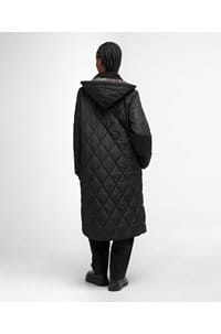 meredith quilted jacket in black classic tartan
