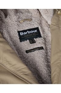 inola showerproof jacket in military brown ancient 