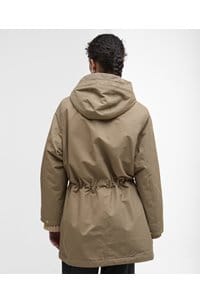 inola showerproof jacket in military brown ancient 