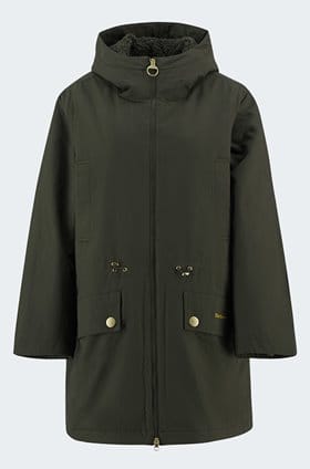 Inola Showerproof Jacket In Olive Ancient 