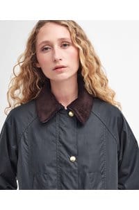 modern beadnell wax jacket in sage ancient