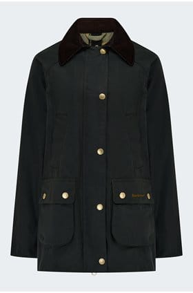 Modern Beadnell Wax Jacket In Sage Ancient 