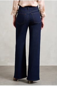le slim palazzo long in rinse