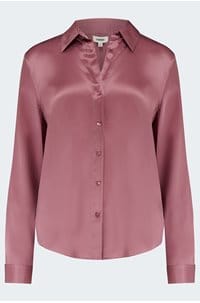 tyler blouse in dark mauve