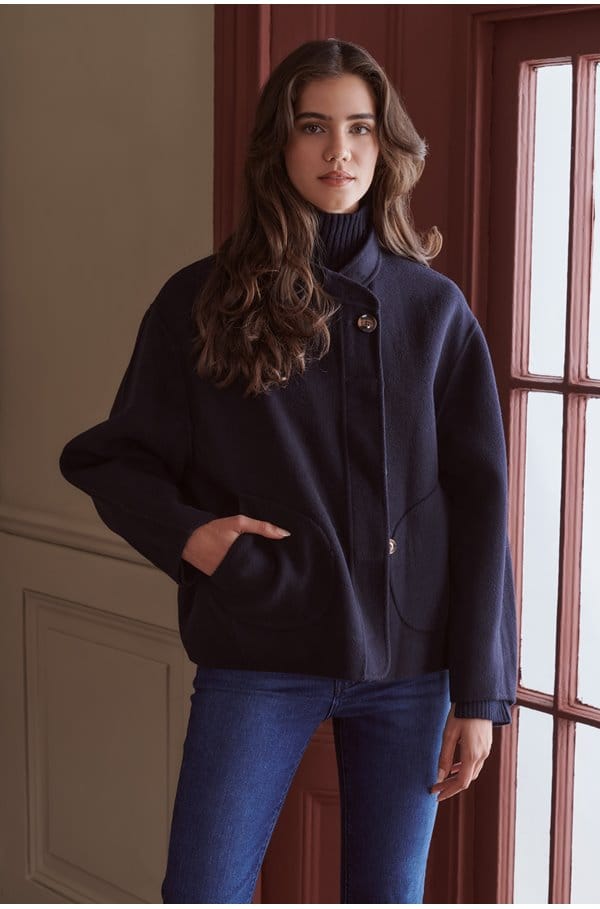 windsor jacket in deep navy
