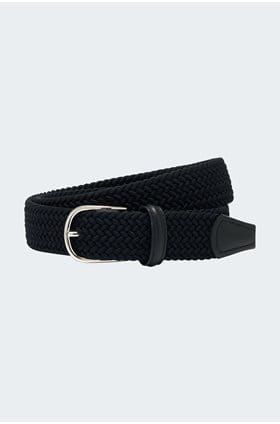Elastic Woven Belt in Navy