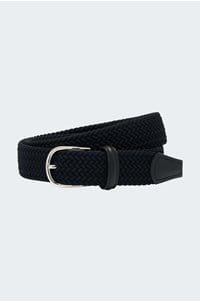 elastic woven belt in navy