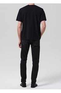 london tapered slim jean in dark storm