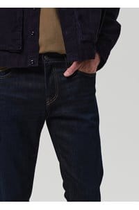 london tapered slim jean in falcon