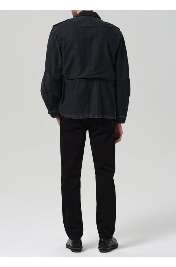 elijah straight jean in black