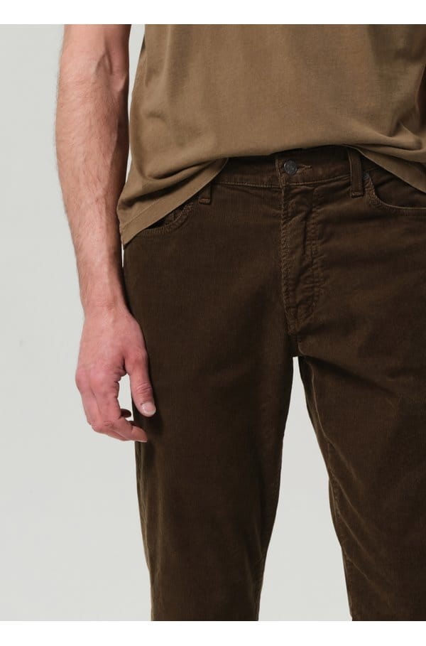 elijah straight jean in olive cord