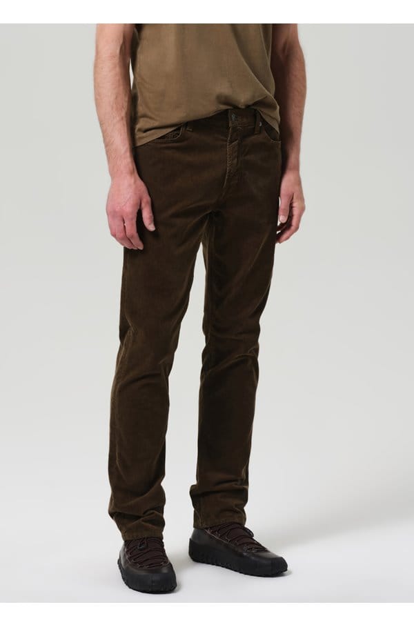 elijah straight jean in olive cord