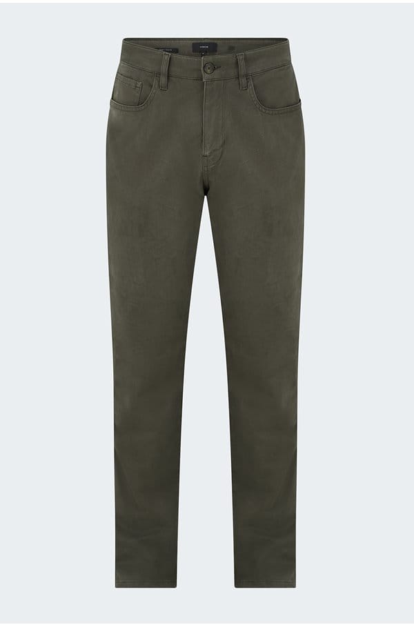 dylan 5 pocket pant in frog