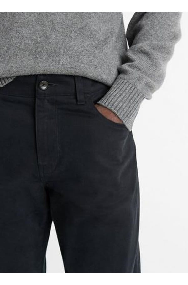 dylan 5 pocket pant in black