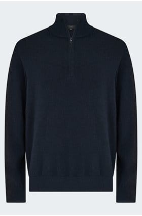 Long Sleeve Quarter Zip in Coastal