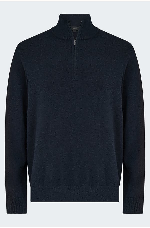 long sleeve quarter zip in coastal
