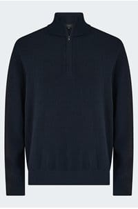 long sleeve quarter zip in coastal