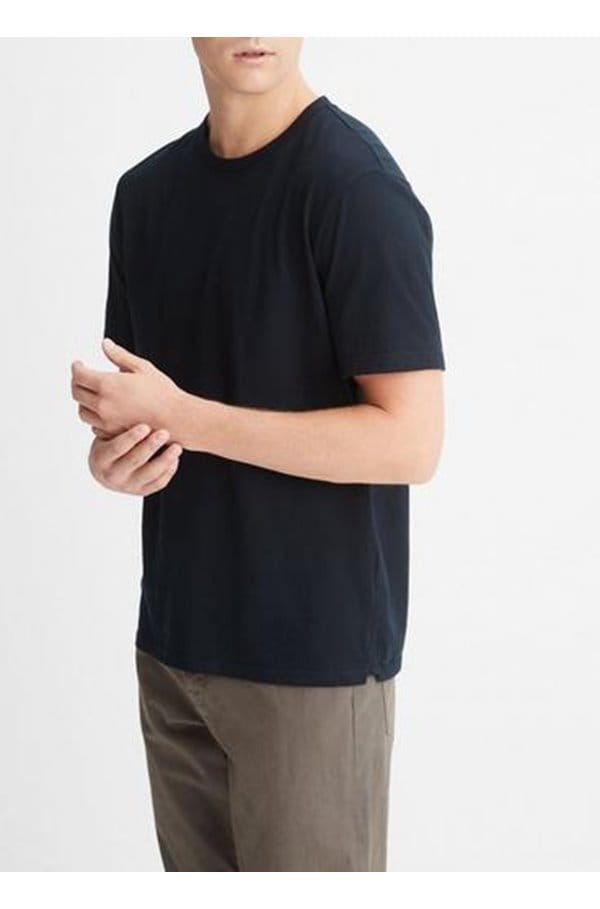 garment dye cotton t-shirt in coastal