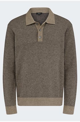 Anders Polo in Flax Navy