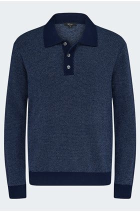 Anders Polo in Navy Blue
