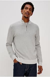 waylon sweater in heather grey