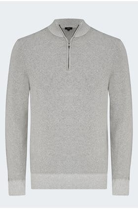 Waylon Sweater in Heather Grey