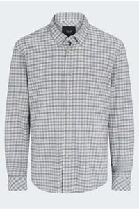 vance shirt in charcoal blue check