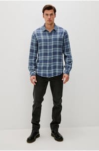 lennox shirt in inkwell melange