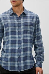 lennox shirt in inkwell melange