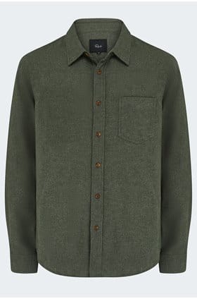 Runson Shirt in Hunter Green