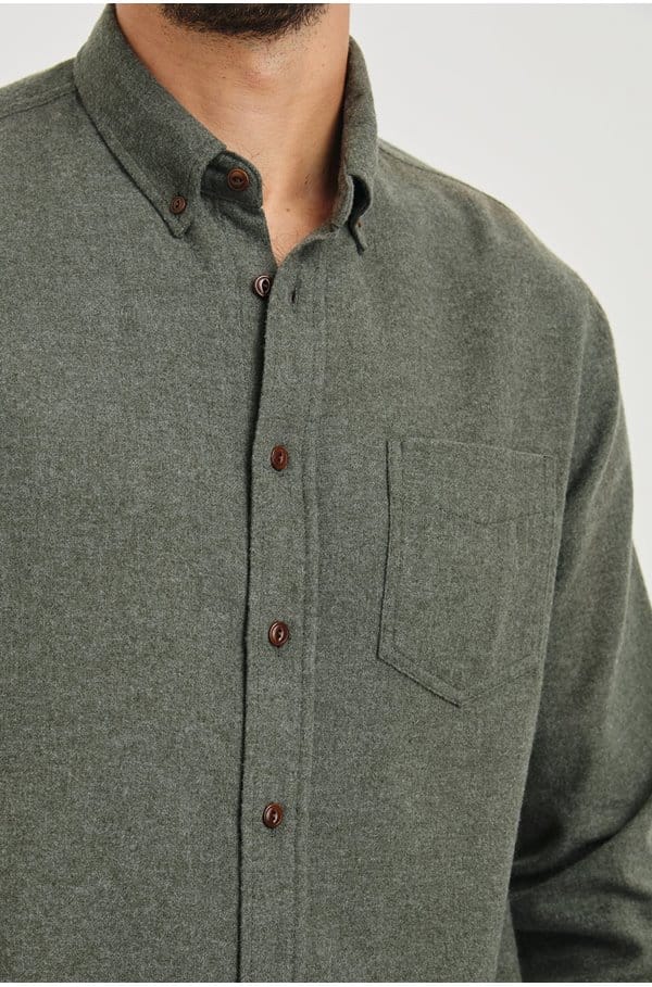 runson shirt in hunter green