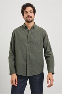 runson shirt in hunter green