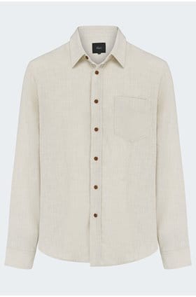 Runson Shirt in Cream Heather