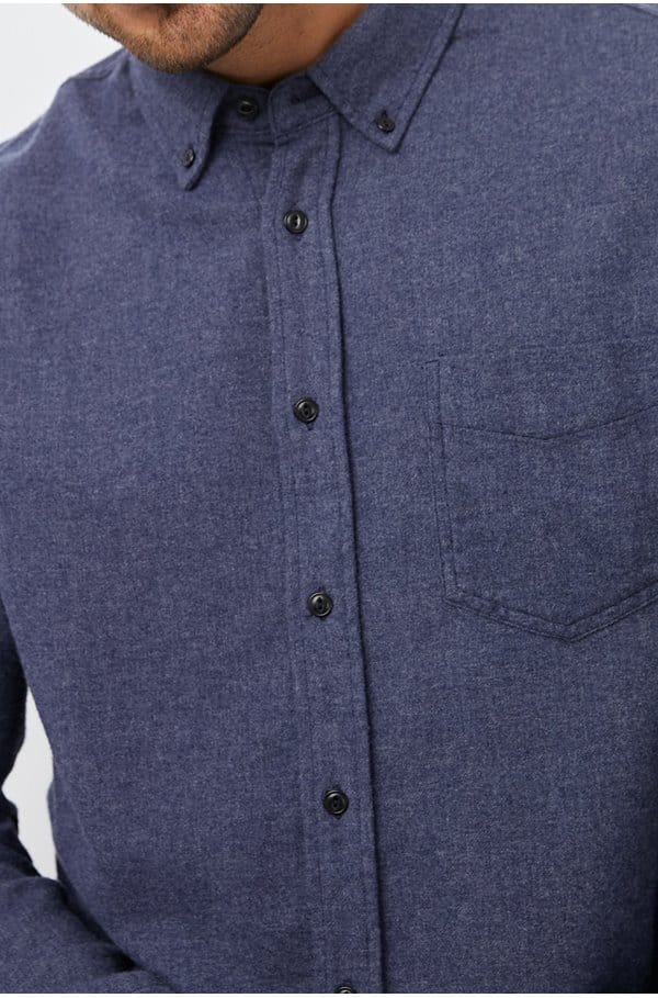 runson shirt in heather blue