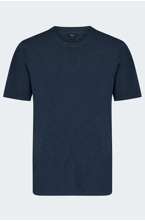 mason tee in heather blue
