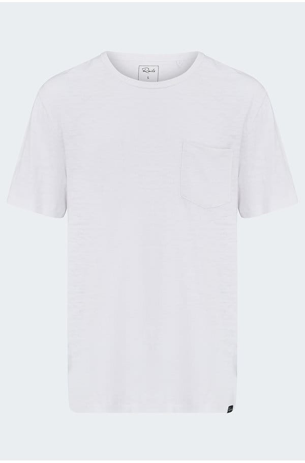 skipper tee in white