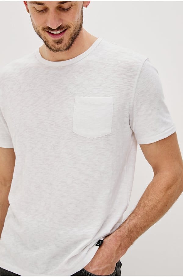 skipper tee in white