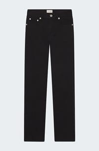 modern straight jean in black
