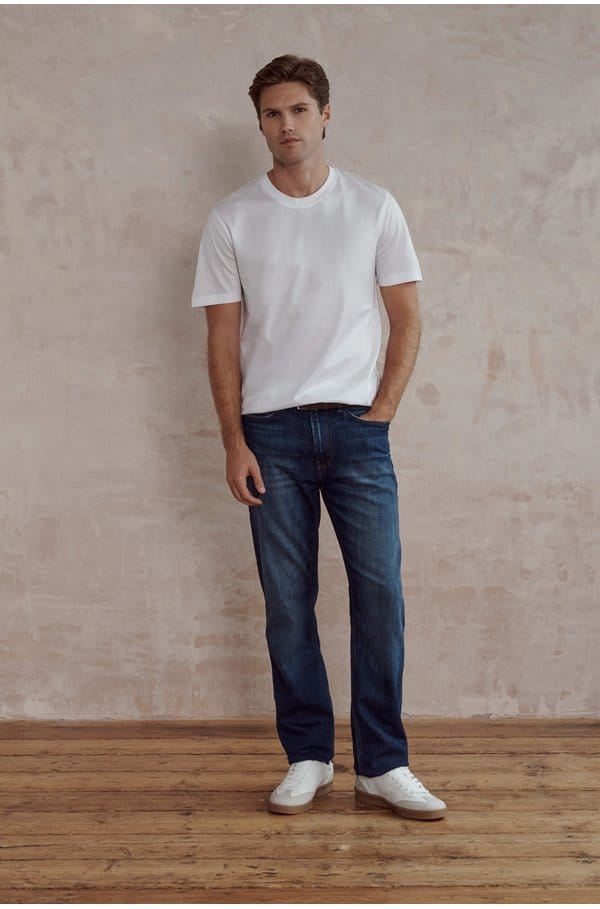 modern straight jean in chemist