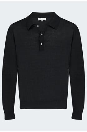 Superfine Polo in Black