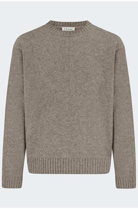 Yak Blend Sweater in Dark Taupe