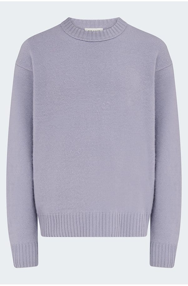 cashmere sweater in old lavender