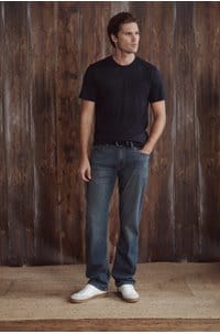 normandie straight jean in birch