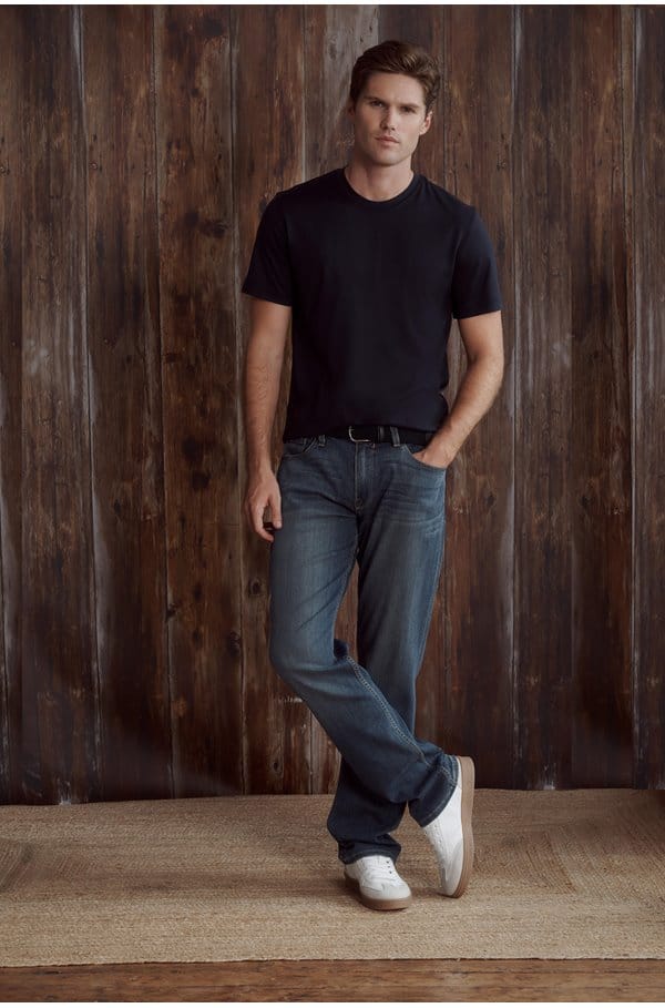 normandie straight jean in birch