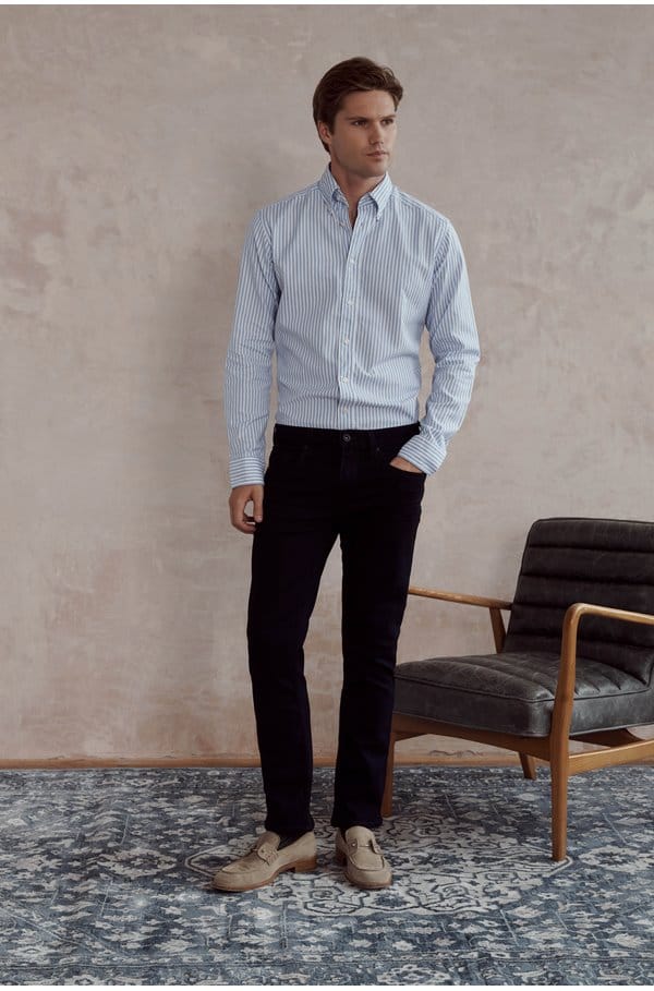 federal slim straight jean in inkwell