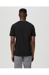 restin v neck t-shirt in black