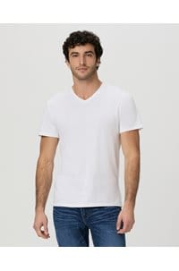 restin v neck t-shirt in white